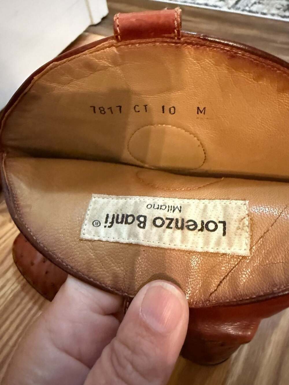 Lorenzo Banfi Milano Ostrich Leather Western Cowboy Boots size 10 M - Picture 7 of 8